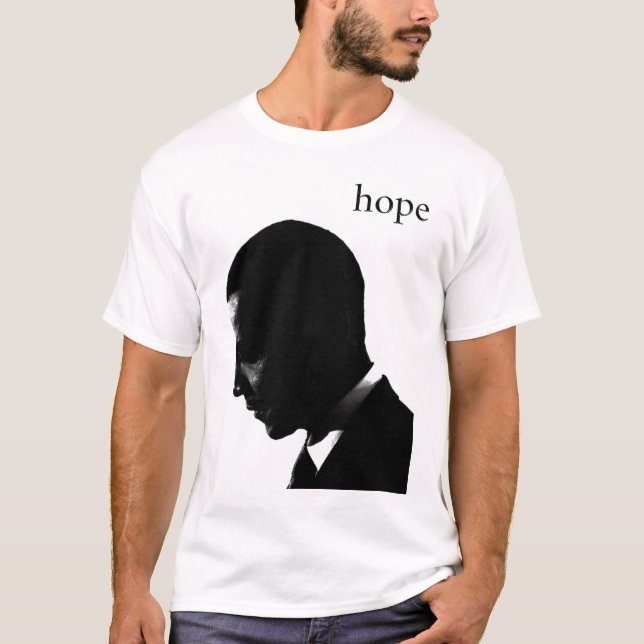 Camisas da esperança t de Barack Obama (Frente)