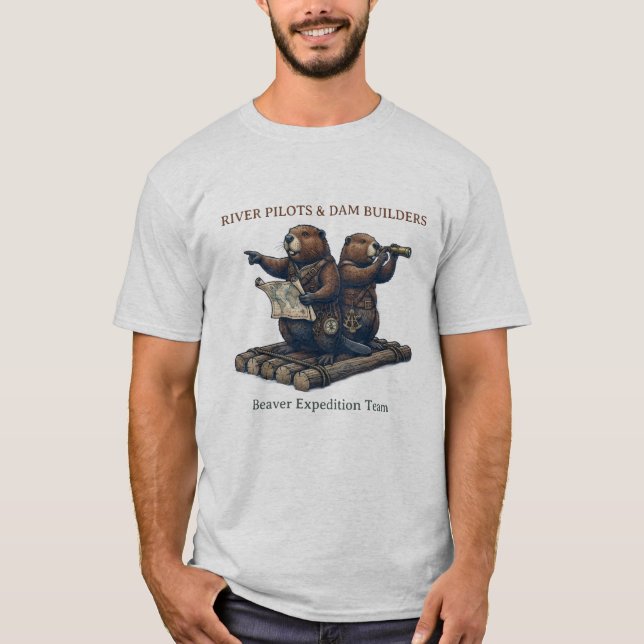 Camisas da Expedição de Castores - Pilotos de Rio  (Frente)