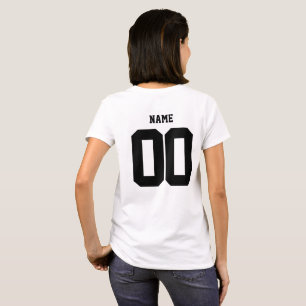 Camisas da família personalizadas, Nome Número cam