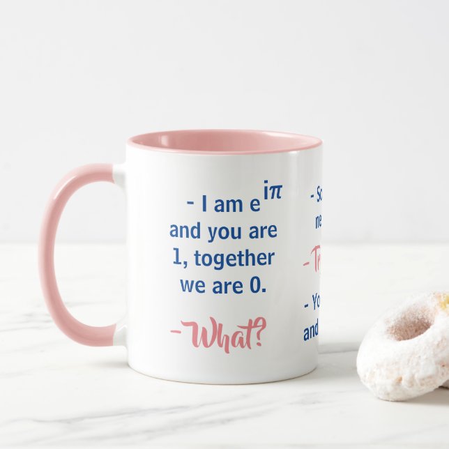 Camisas da graduação em matemática - Caneca engraç (Com Donut)
