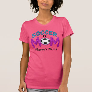 Camisas da mamã T do futebol com NOME e NÚMERO d