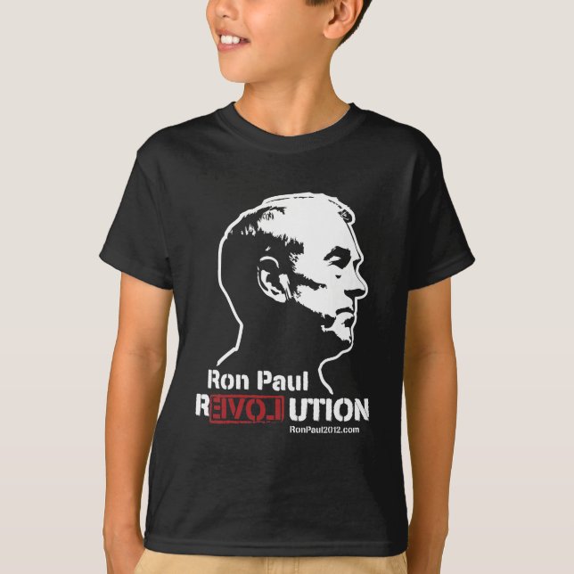 Camisas da revolução de Ron Paul (Frente)