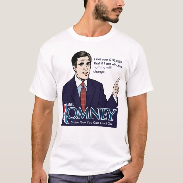 Camisas da sátira de Romney (Frente)