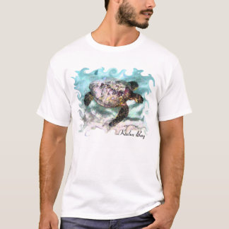 Camisas da tartaruga da natação - baía de Kailua