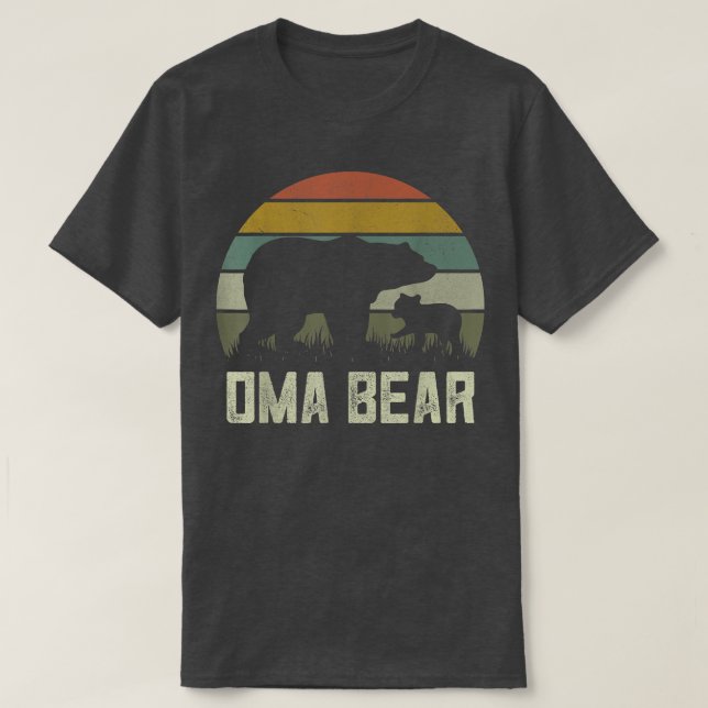 Camisas da vovó alemã Deutsch, Dia de as mães infa (Frente do Design)
