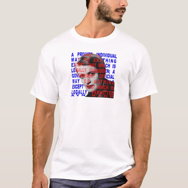 Camisas das citações de Ayn Rand (Frente)