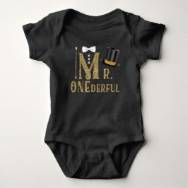 Camisas de 1º Aniversário Boys Mr ONEderful