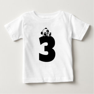 Camisas de 3 anos de idade do Urso de Panda