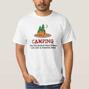 Camisas de acampamento engraçadas