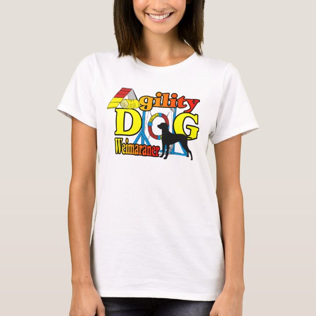 Camisas de Agilidade do Weimaraner Ofertas (Frente)