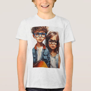 Camisas De Algodão Curto Com Captura De Algodão