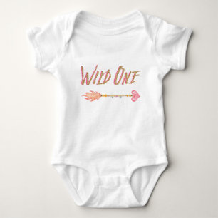 Camisas de Aniversário de 1 Ano para Meninas Wild 