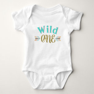 Camisas de Aniversário de 1 Ano para Meninas Wild 