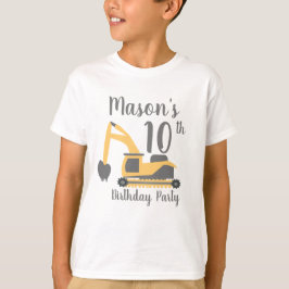 Camisas de Aniversário do Partido de Construção pa