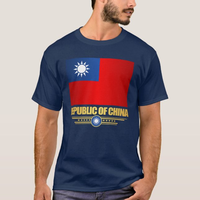 Camisas de Bandeira de Taiwan (República da China) (Frente)