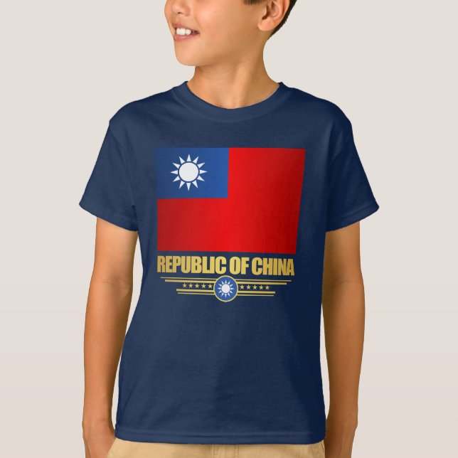 Camisas de Bandeira de Taiwan (República da China) (Frente)