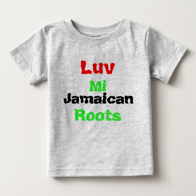 Camisas de bebê da Jamaica (Frente)