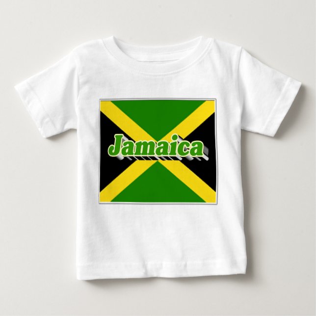 Camisas de bebê da Jamaica (Frente)