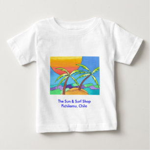 Camisas de Bebê de praia Comprada por Surf Pichile