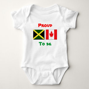 Camisas de bebê jamaicanas/canadenses