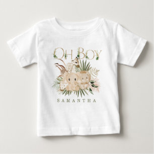 Camisas de Bebê Personalizadas de Safari