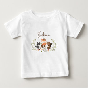 Camisas De Bebê Personalizadas Para Animais Da Fl