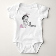 Camisas de Bebê Princesa Rosa Adorável