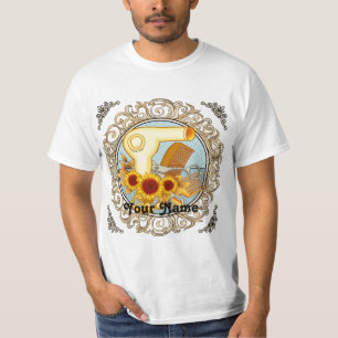 Camisas de Beleza com Girassóis Elegantes