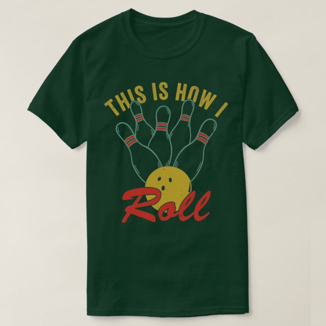 Camisas de boliche para a equipe de Boliches engra (Frente do Design)