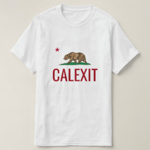 Camisas de CALEXIT com a bandeira do estado da