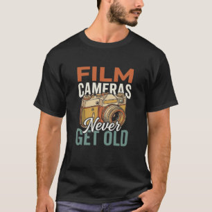 Camisas de Câmeras Fotográficas Antigas Nunca Enve