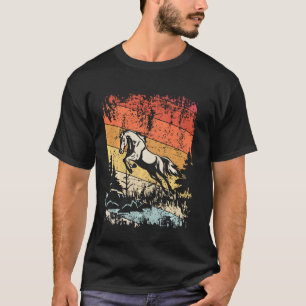 Camisas De Camisa Do Cavalo Retroativo Vintage, Di