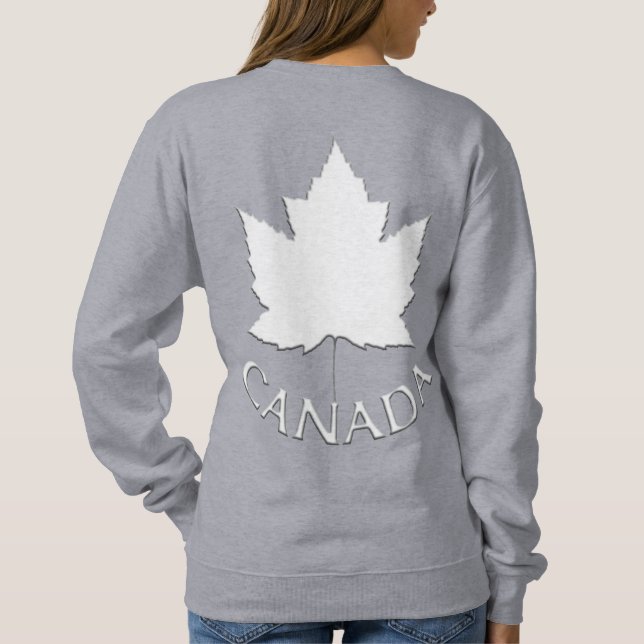 Camisas de camisola do Canadá no Canadá Personaliz (Verso)