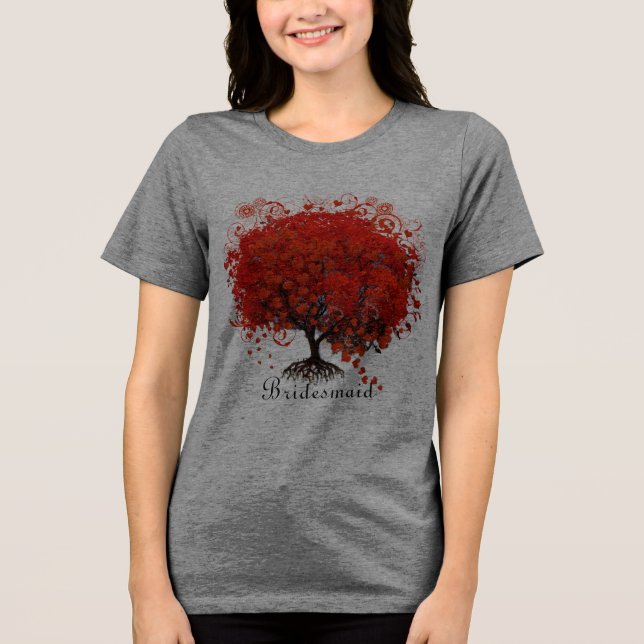 Camisas de Casamento de Árvores Vermelhas, Present (Frente)