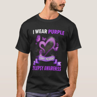 Camisas De Consciência Epilepsia Eu Visto Roxo Par