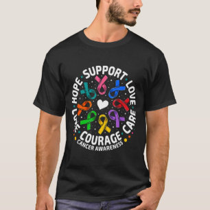 Camisas de conscientização sobre câncer apoiam fit