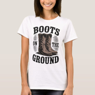 Camisas de Cowboy Ocidental – Botas no Chão