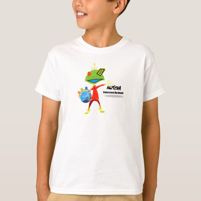 Camisas De Crianças Autism ComfortSoft® T-Shirt se (Frente)