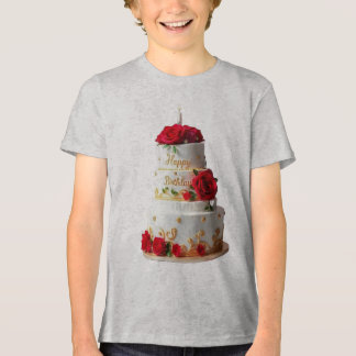 Camisas de design de Bolo de Aniversário