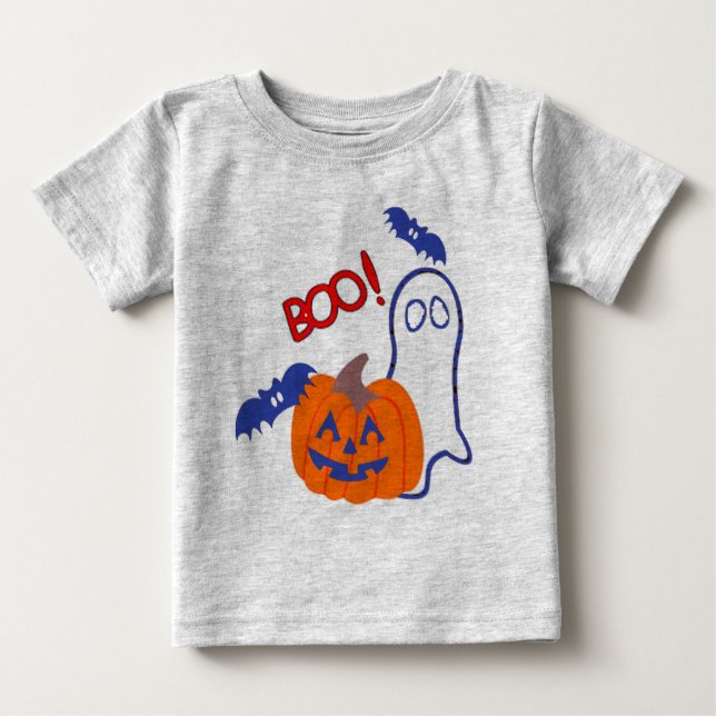 Camisas de design do Assustador do Halloween, Roup (Frente)