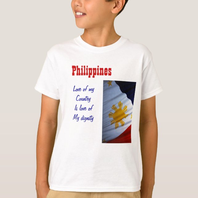 Camisas de dignidade das Filipinas (Frente)