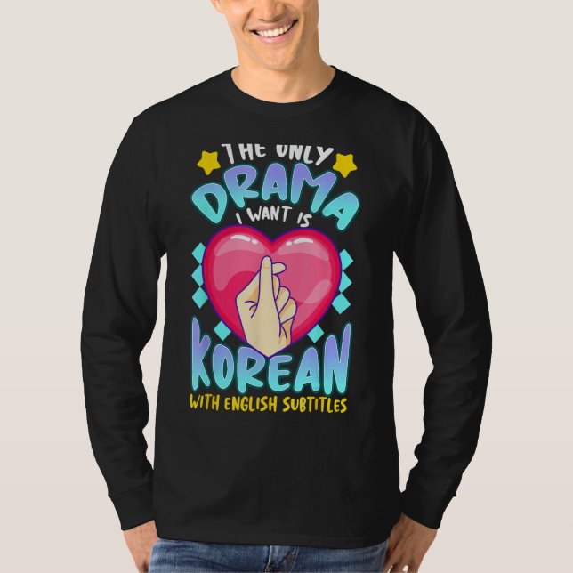 Camisas de drama coreanas para mulheres Kdrama Fas (Frente)
