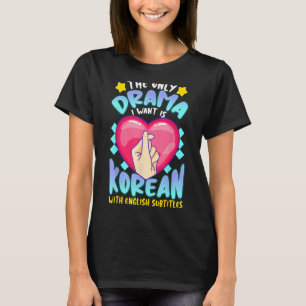 Camisas de drama coreanas para mulheres Kdrama Fas