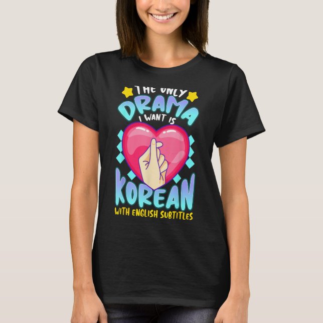Camisas de drama coreanas para mulheres Kdrama Fas (Frente)