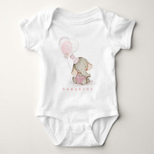 Camisas de Elefante Rosa e Cinza Personalizadas
