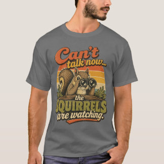Camisas de esquilos assistindo shhhhhh