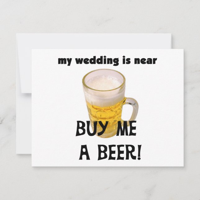 Camisas de festa de solteiro Compre-me uma cerveja (Frente)