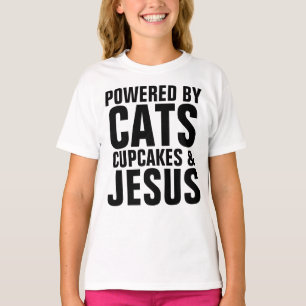 Camisas de gato cristão, CUPCAKES de GATOS e JESUS