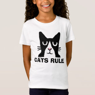 Camisas de gato para crianças, Panda Kitty CATS RU