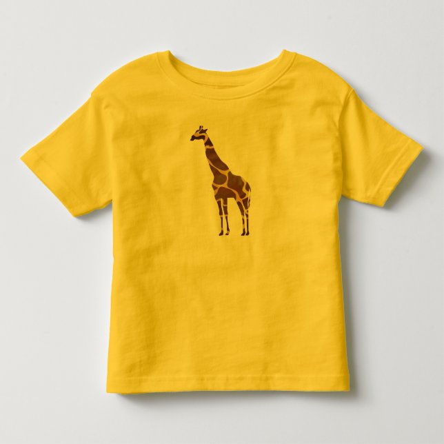 Camisas de Giraffe Brown e Silhout Amarelo (Frente)